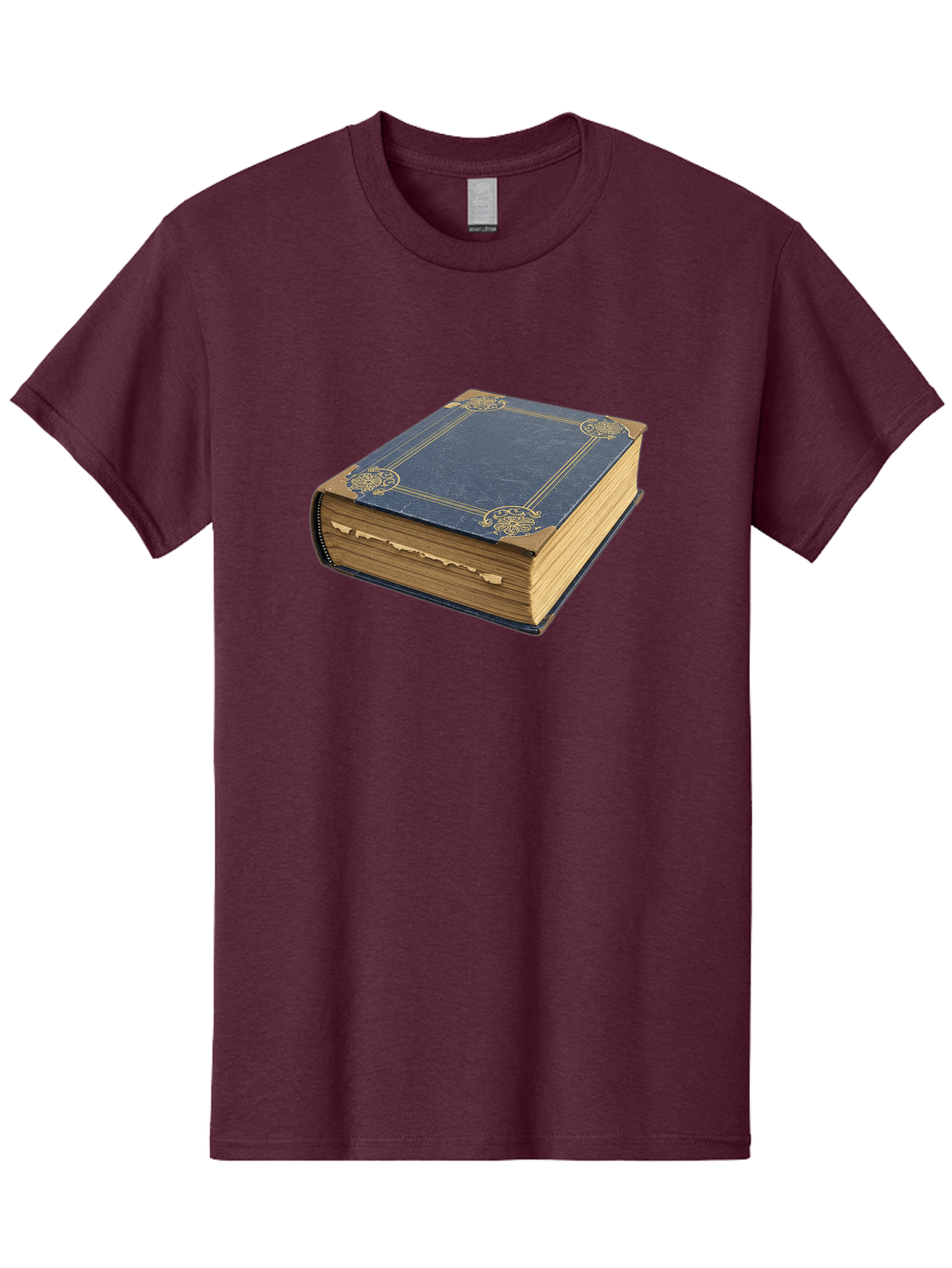 Blue-Leather-Book Men'S Graphic Tee, 100% Cotton, Comfortable Casual Summer Wear, Machine Washable, Vintage Camera, Old Camera, Antique Camera, Black Camera, Classic Photography, Photography Equipment, Nostalgic Device, Film Camera, Camera Art Bao139