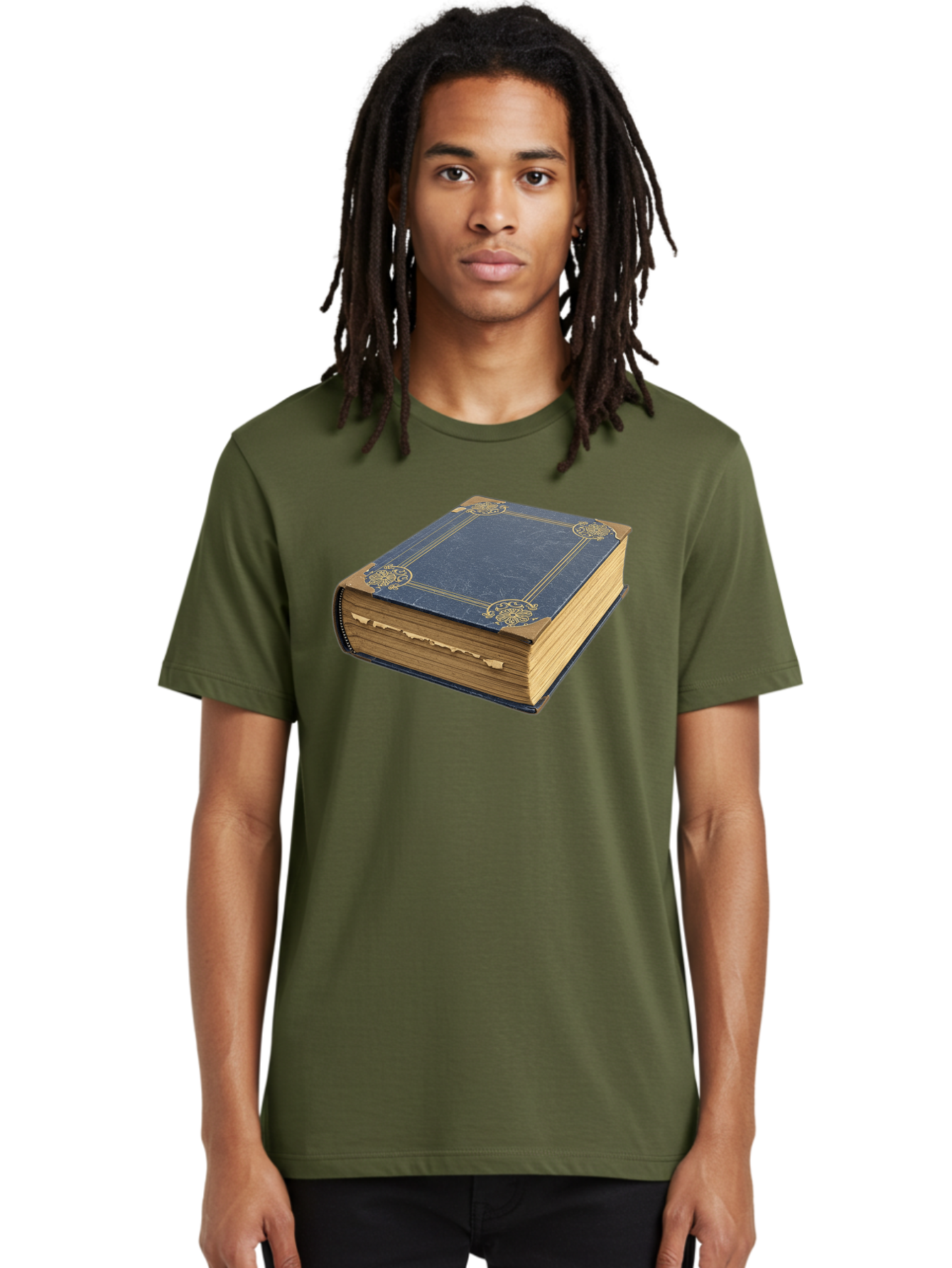 Blue-Leather-Book Men'S Graphic Tee, 100% Cotton, Comfortable Casual Summer Wear, Machine Washable, Vintage Camera, Old Camera, Antique Camera, Black Camera, Classic Photography, Photography Equipment, Nostalgic Device, Film Camera, Camera Art Bao139
