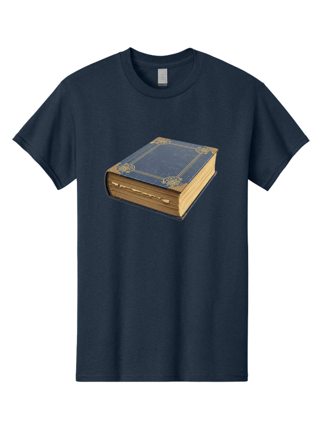 Blue-Leather-Book Men'S Graphic Tee, 100% Cotton, Comfortable Casual Summer Wear, Machine Washable, Vintage Camera, Old Camera, Antique Camera, Black Camera, Classic Photography, Photography Equipment, Nostalgic Device, Film Camera, Camera Art Bao139