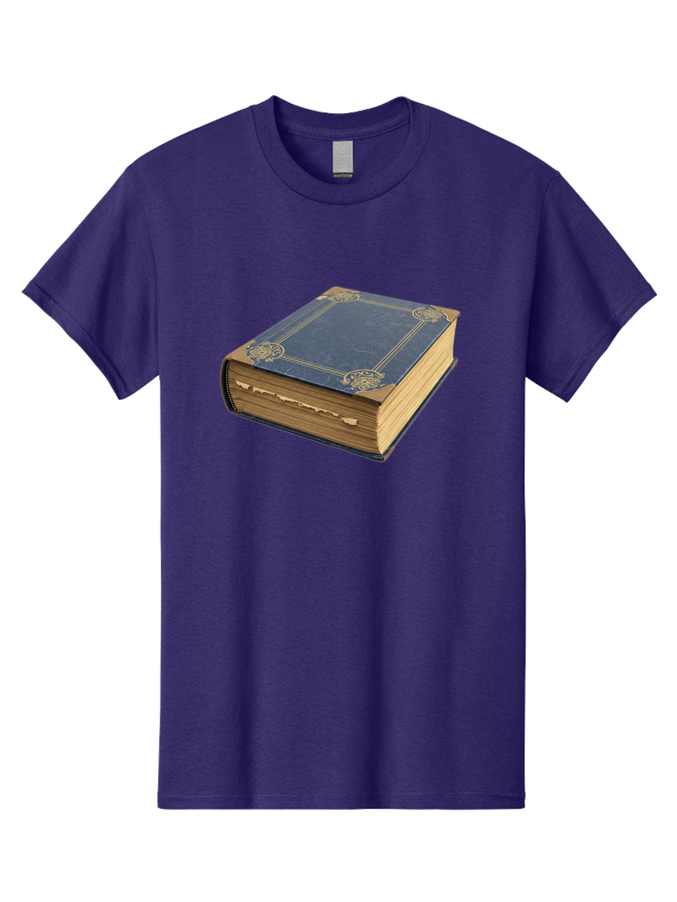Blue-Leather-Book Men'S Graphic Tee, 100% Cotton, Comfortable Casual Summer Wear, Machine Washable, Vintage Camera, Old Camera, Antique Camera, Black Camera, Classic Photography, Photography Equipment, Nostalgic Device, Film Camera, Camera Art Bao139