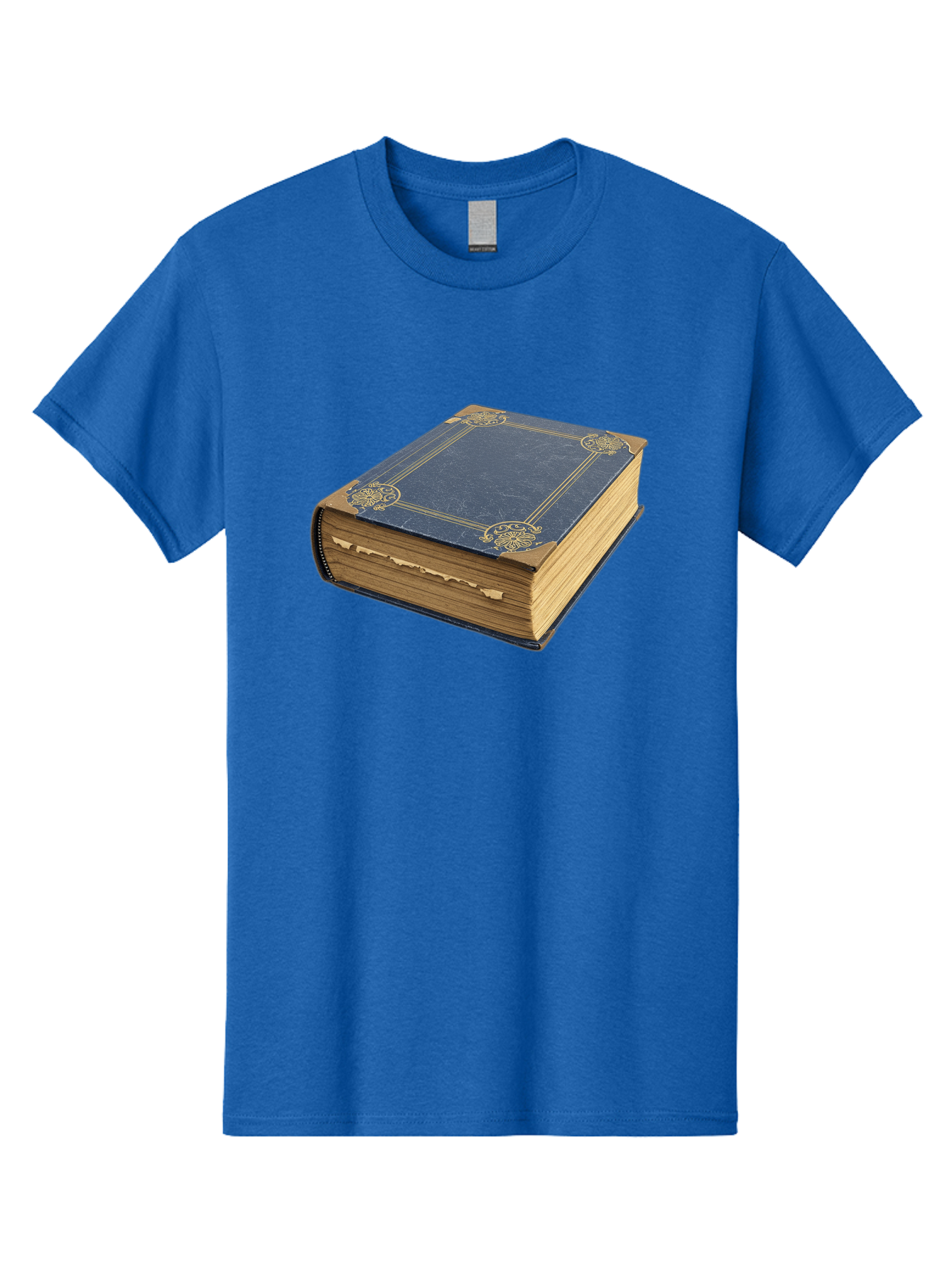 Blue-Leather-Book Men'S Graphic Tee, 100% Cotton, Comfortable Casual Summer Wear, Machine Washable, Vintage Camera, Old Camera, Antique Camera, Black Camera, Classic Photography, Photography Equipment, Nostalgic Device, Film Camera, Camera Art Bao139