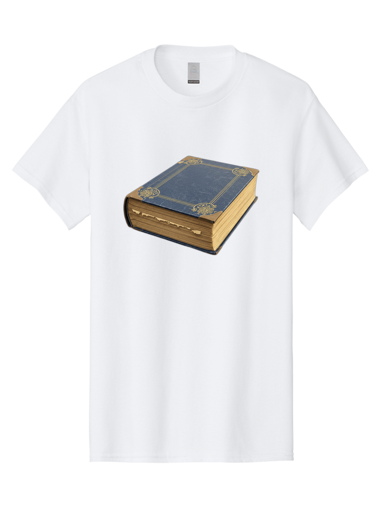 Blue-Leather-Book Men'S Graphic Tee, 100% Cotton, Comfortable Casual Summer Wear, Machine Washable, Vintage Camera, Old Camera, Antique Camera, Black Camera, Classic Photography, Photography Equipment, Nostalgic Device, Film Camera, Camera Art Bao139