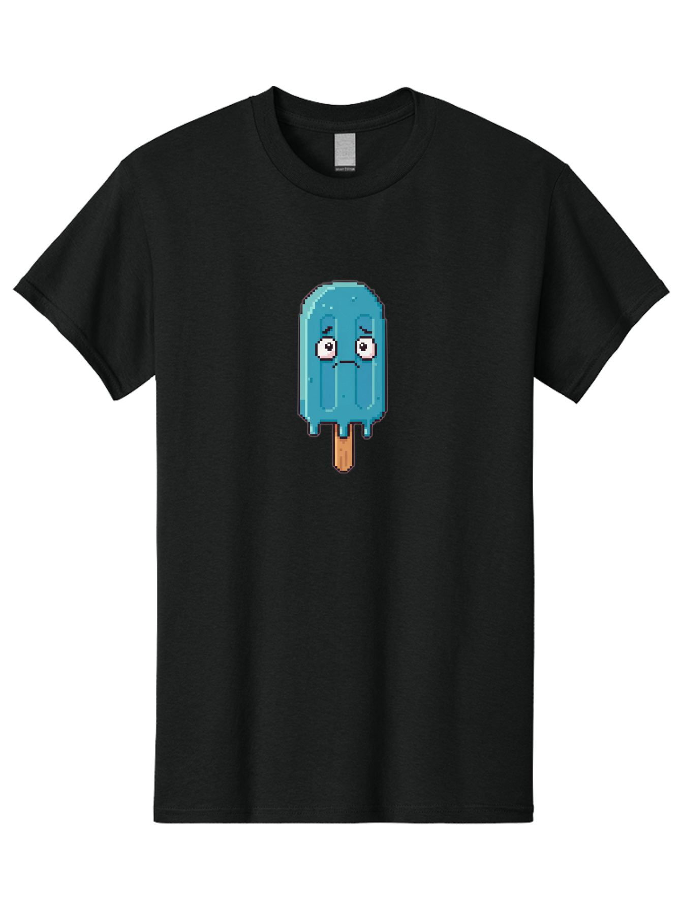 Blue-Popsicle Men'S Graphic Tee, 100% Cotton, Comfortable Casual Summer Wear, Machine Washable, Vintage Camera, Old Camera, Antique Camera, Black Camera, Classic Photography, Photography Equipment, Nostalgic Device, Film Camera, Camera Art Bao140