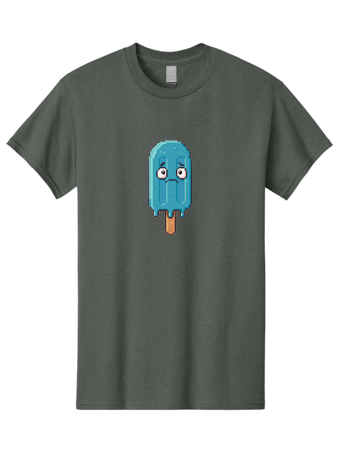 Blue-Popsicle Men'S Graphic Tee, 100% Cotton, Comfortable Casual Summer Wear, Machine Washable, Vintage Camera, Old Camera, Antique Camera, Black Camera, Classic Photography, Photography Equipment, Nostalgic Device, Film Camera, Camera Art Bao140