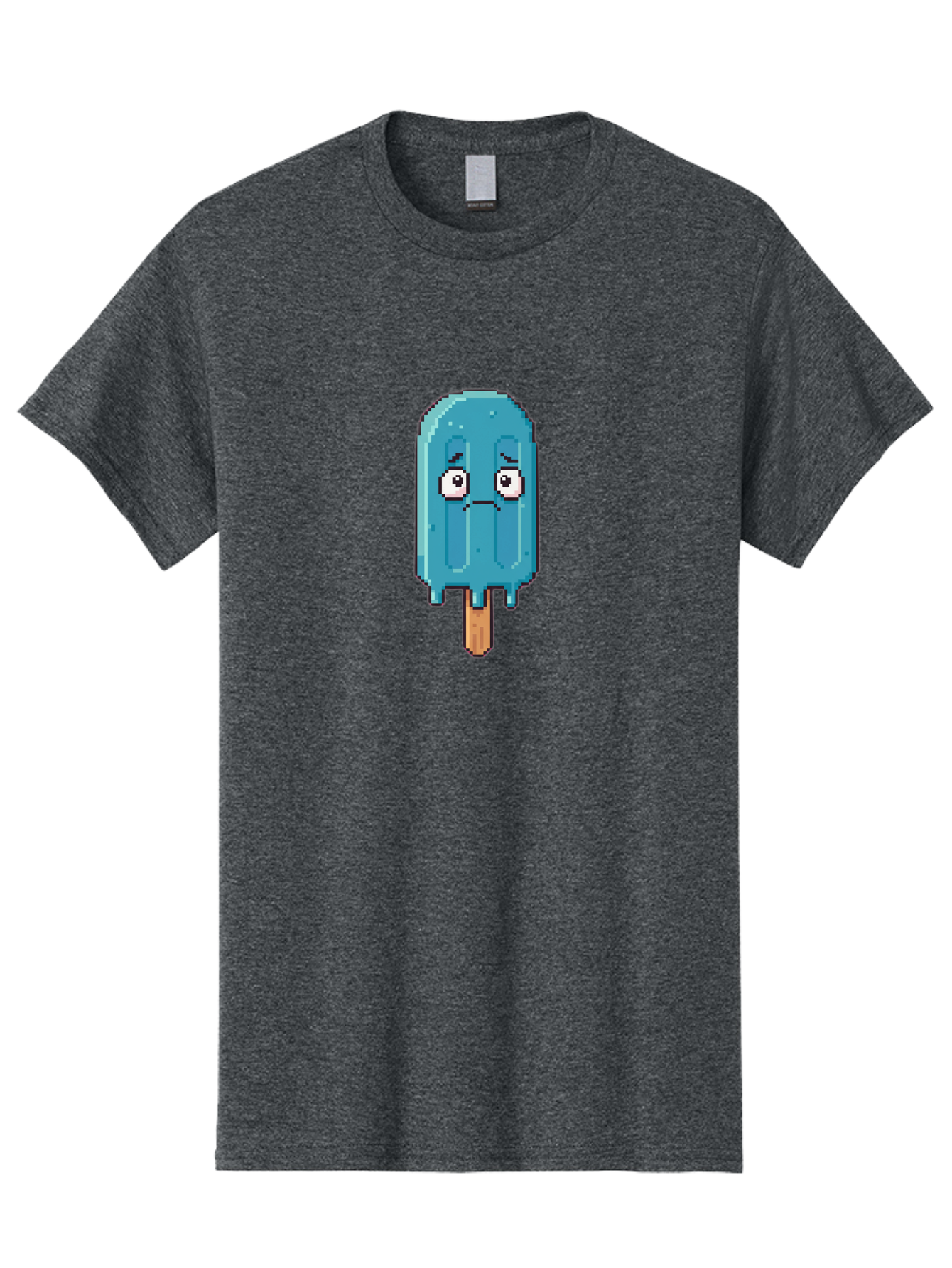 Blue-Popsicle Men'S Graphic Tee, 100% Cotton, Comfortable Casual Summer Wear, Machine Washable, Vintage Camera, Old Camera, Antique Camera, Black Camera, Classic Photography, Photography Equipment, Nostalgic Device, Film Camera, Camera Art Bao140