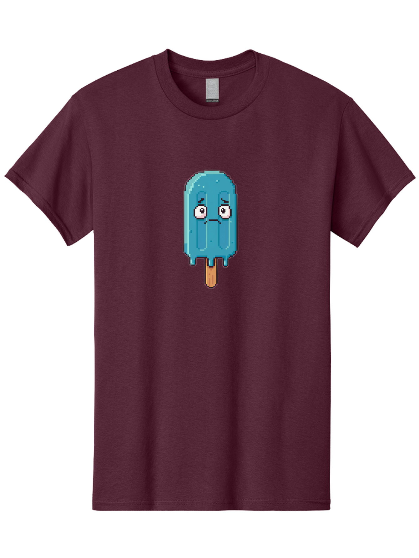 Blue-Popsicle Men'S Graphic Tee, 100% Cotton, Comfortable Casual Summer Wear, Machine Washable, Vintage Camera, Old Camera, Antique Camera, Black Camera, Classic Photography, Photography Equipment, Nostalgic Device, Film Camera, Camera Art Bao140