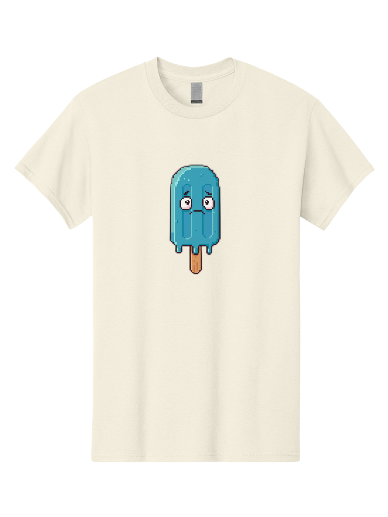 Blue-Popsicle Men'S Graphic Tee, 100% Cotton, Comfortable Casual Summer Wear, Machine Washable, Vintage Camera, Old Camera, Antique Camera, Black Camera, Classic Photography, Photography Equipment, Nostalgic Device, Film Camera, Camera Art Bao140