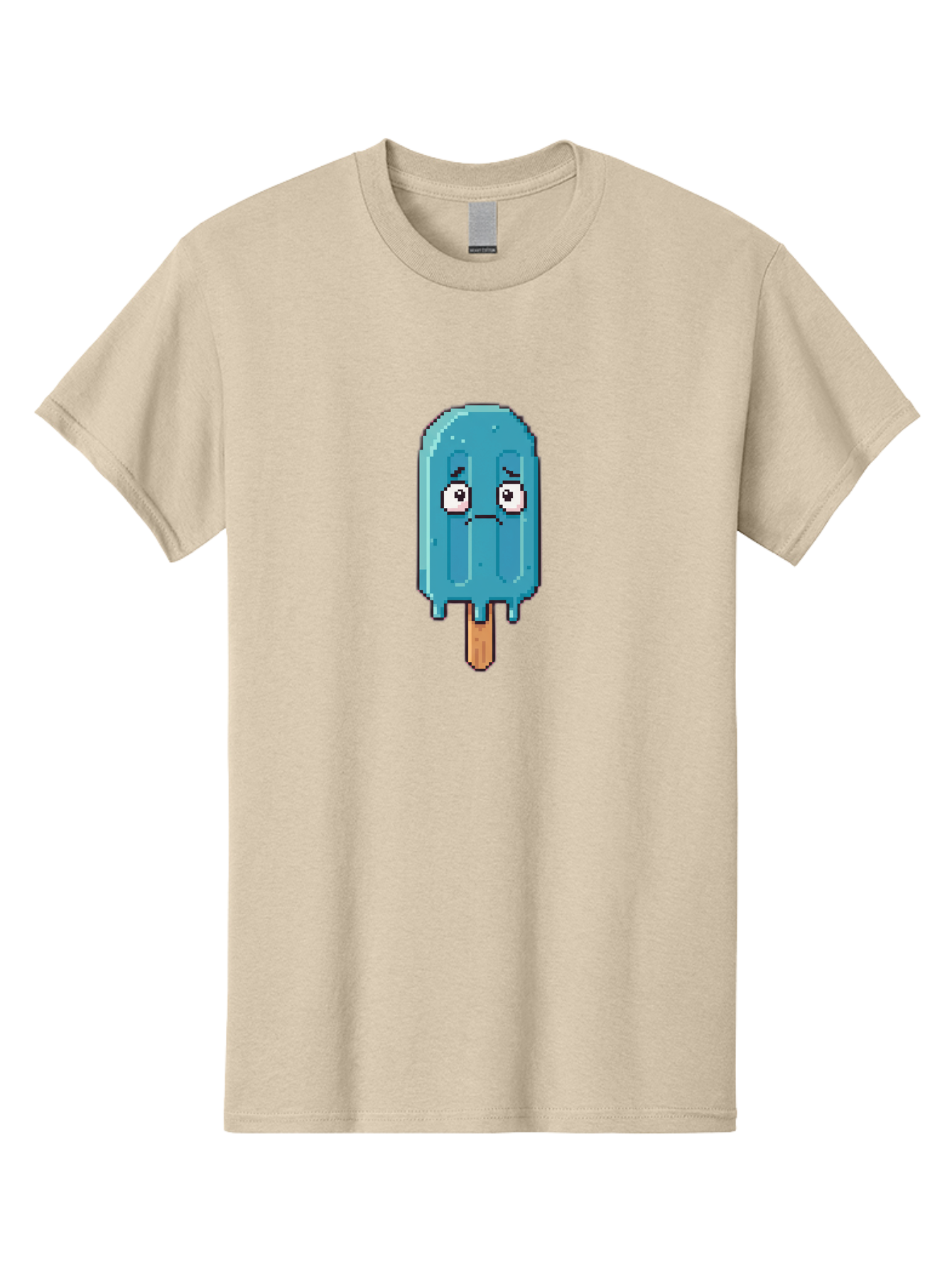 Blue-Popsicle Men'S Graphic Tee, 100% Cotton, Comfortable Casual Summer Wear, Machine Washable, Vintage Camera, Old Camera, Antique Camera, Black Camera, Classic Photography, Photography Equipment, Nostalgic Device, Film Camera, Camera Art Bao140