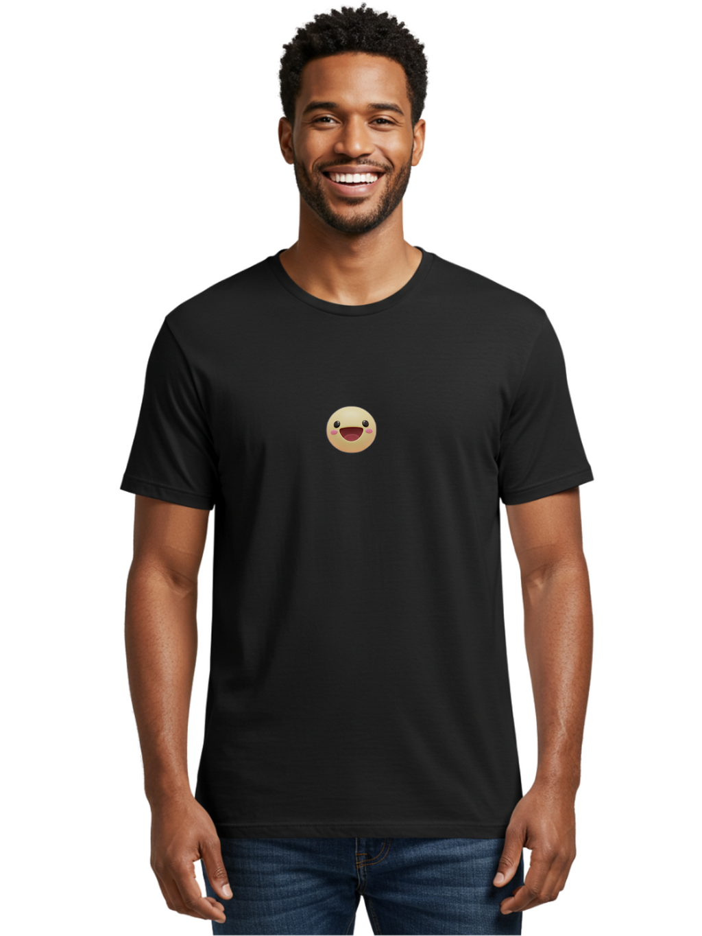 Blushing-Emoji Men'S Graphic Tee, 100% Cotton, Comfortable Casual Summer Wear, Machine Washable, Vintage Camera, Old Camera, Antique Camera, Black Camera, Classic Photography, Photography Equipment, Nostalgic Device, Film Camera, Camera Art Bao141