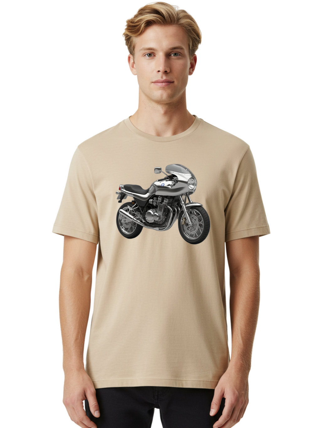 Bmw-Motorcycle Men'S Graphic Tee, 100% Cotton, Comfortable Casual Summer Wear, Machine Washable, Vintage Camera, Old Camera, Antique Camera, Black Camera, Classic Photography, Photography Equipment, Nostalgic Device, Film Camera, Camera Art Bao142