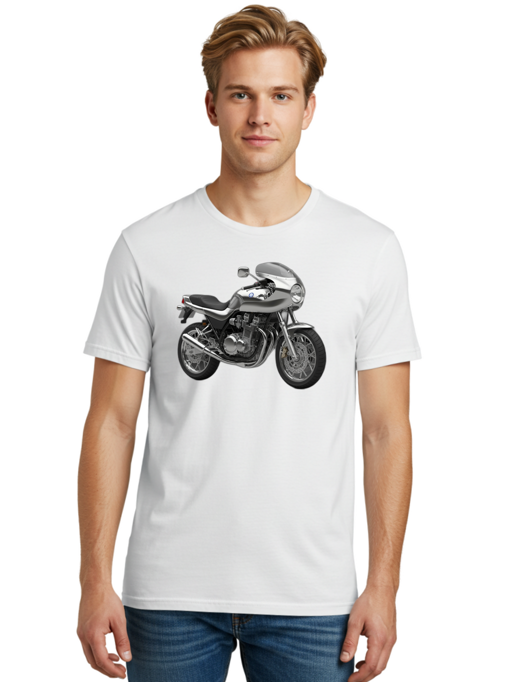 Bmw-Motorcycle Men'S Graphic Tee, 100% Cotton, Comfortable Casual Summer Wear, Machine Washable, Vintage Camera, Old Camera, Antique Camera, Black Camera, Classic Photography, Photography Equipment, Nostalgic Device, Film Camera, Camera Art Bao142