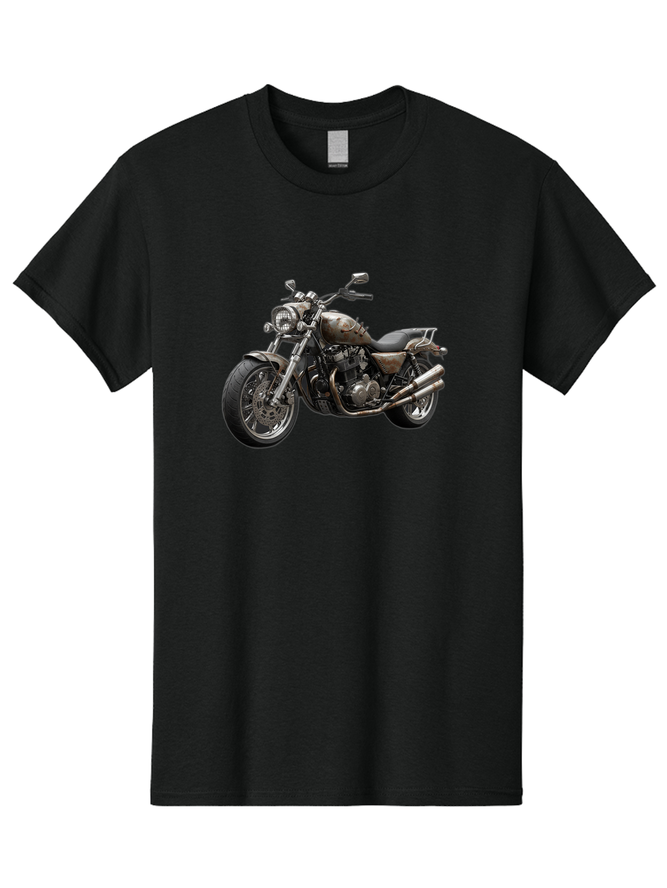 Bobber-Motorcycle Men'S Graphic Tee, 100% Cotton, Comfortable Casual Summer Wear, Machine Washable, Vintage Camera, Old Camera, Antique Camera, Black Camera, Classic Photography, Photography Equipment, Nostalgic Device, Film Camera, Camera Art Bao143