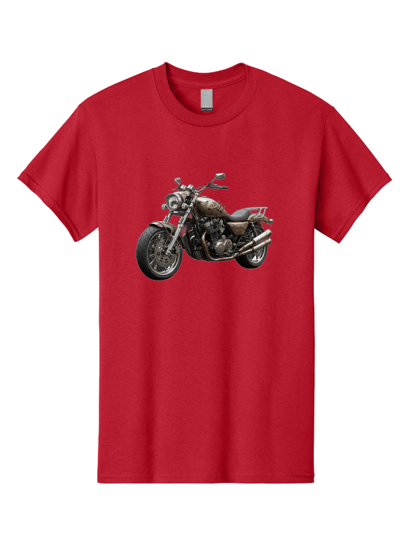 Bobber-Motorcycle Men'S Graphic Tee, 100% Cotton, Comfortable Casual Summer Wear, Machine Washable, Vintage Camera, Old Camera, Antique Camera, Black Camera, Classic Photography, Photography Equipment, Nostalgic Device, Film Camera, Camera Art Bao143