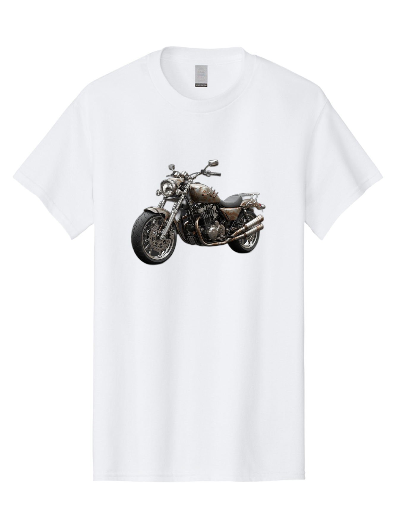 Bobber-Motorcycle Men'S Graphic Tee, 100% Cotton, Comfortable Casual Summer Wear, Machine Washable, Vintage Camera, Old Camera, Antique Camera, Black Camera, Classic Photography, Photography Equipment, Nostalgic Device, Film Camera, Camera Art Bao143