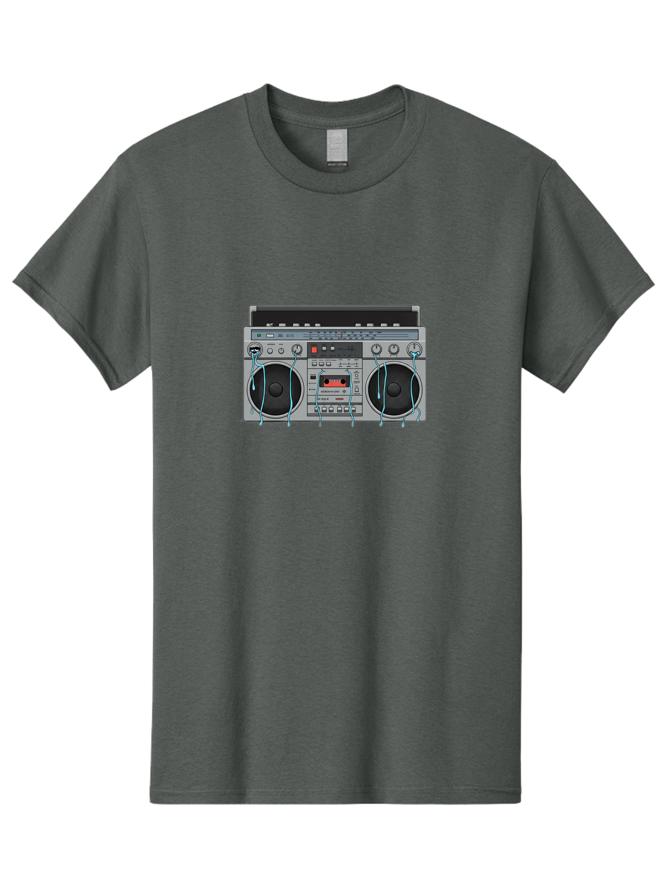 Boombox-1 Men'S Graphic Tee, 100% Cotton, Comfortable Casual Summer Wear, Machine Washable, Vintage Camera, Old Camera, Antique Camera, Black Camera, Classic Photography, Photography Equipment, Nostalgic Device, Film Camera, Camera Art Bao145