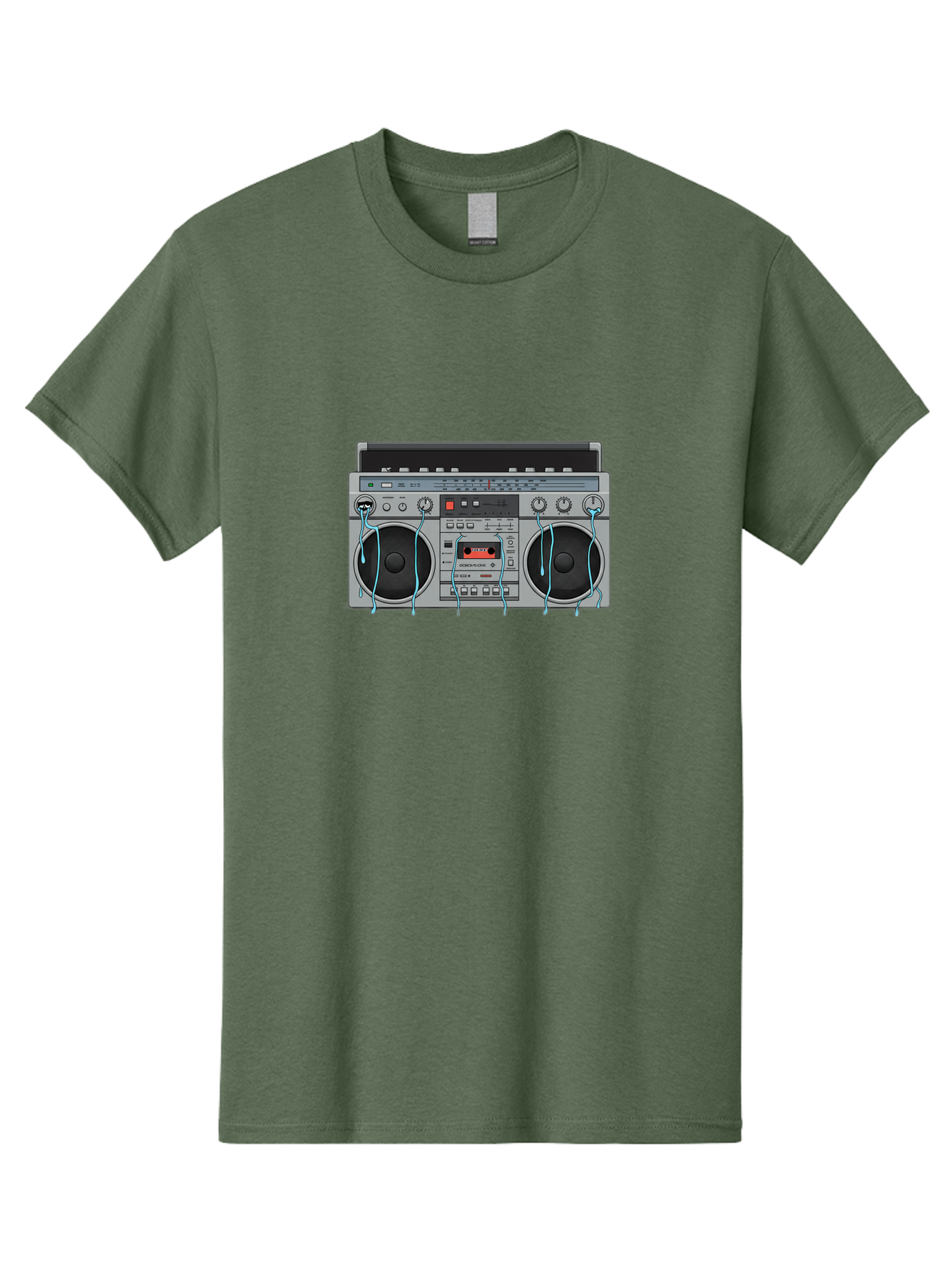 Boombox-1 Men'S Graphic Tee, 100% Cotton, Comfortable Casual Summer Wear, Machine Washable, Vintage Camera, Old Camera, Antique Camera, Black Camera, Classic Photography, Photography Equipment, Nostalgic Device, Film Camera, Camera Art Bao145