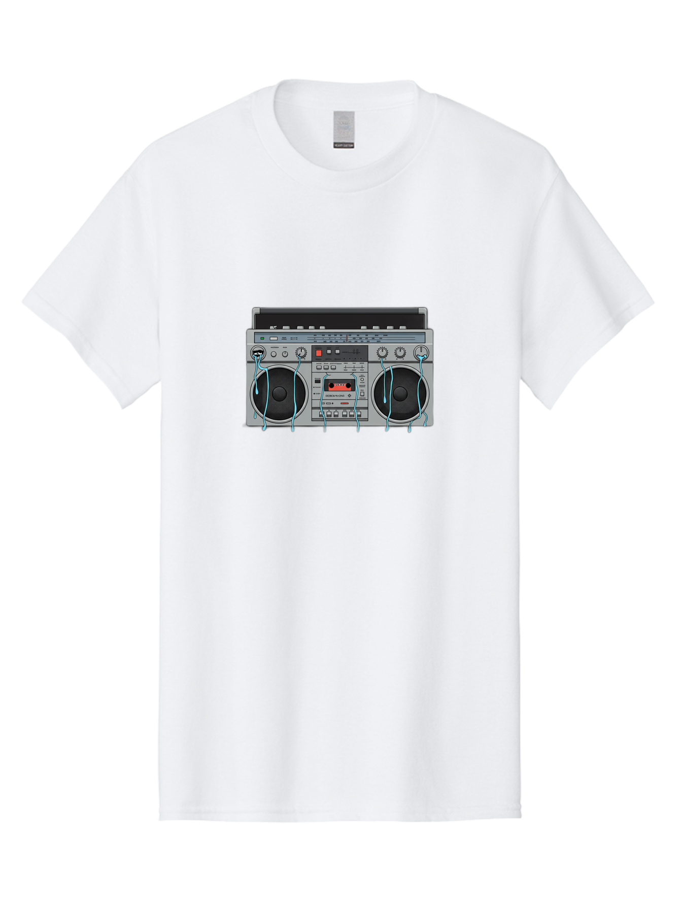 Boombox-1 Men'S Graphic Tee, 100% Cotton, Comfortable Casual Summer Wear, Machine Washable, Vintage Camera, Old Camera, Antique Camera, Black Camera, Classic Photography, Photography Equipment, Nostalgic Device, Film Camera, Camera Art Bao145