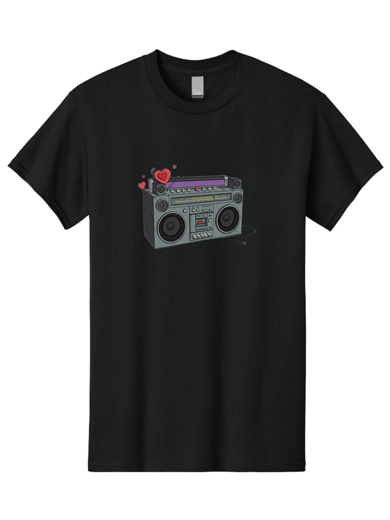 Boombox Men'S Graphic Tee, 100% Cotton, Comfortable Casual Summer Wear, Machine Washable, Vintage Camera, Old Camera, Antique Camera, Black Camera, Classic Photography, Photography Equipment, Nostalgic Device, Film Camera, Camera Art Bao147
