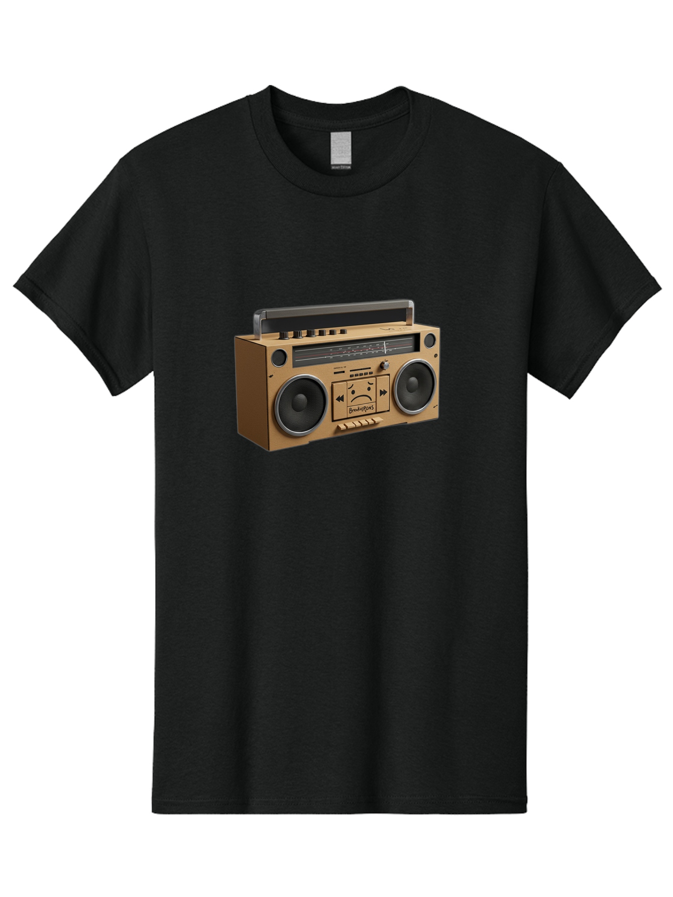 Breathebox-Boombox Men'S Graphic Tee, 100% Cotton, Comfortable Casual Summer Wear, Machine Washable, Vintage Camera, Old Camera, Antique Camera, Black Camera, Classic Photography, Photography Equipment, Nostalgic Device, Film Camera, Bao148