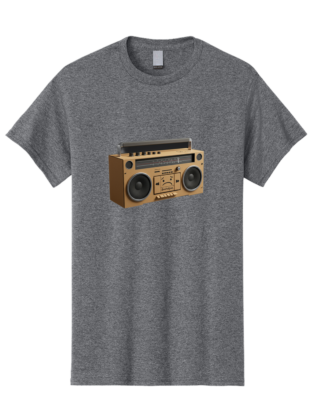 Breathebox-Boombox Men'S Graphic Tee, 100% Cotton, Comfortable Casual Summer Wear, Machine Washable, Vintage Camera, Old Camera, Antique Camera, Black Camera, Classic Photography, Photography Equipment, Nostalgic Device, Film Camera, Bao148