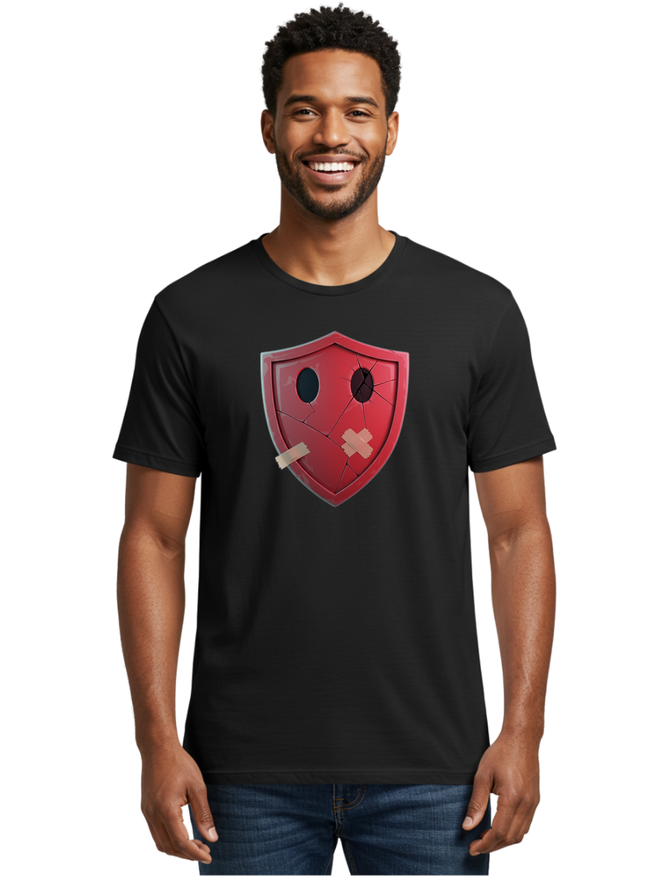 Broken-Shield Men'S Graphic Tee, 100% Cotton, Comfortable Casual Summer Wear, Machine Washable, Vintage Camera, Old Camera, Antique Camera, Black Camera, Classic Photography, Photography Equipment, Nostalgic Device, Film Camera, Camera Art Bao152