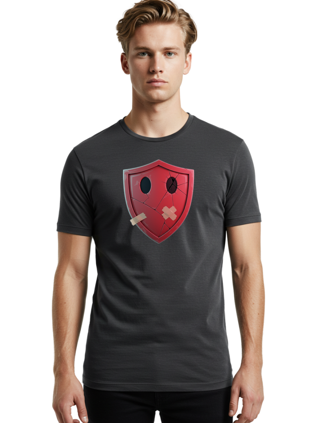 Broken-Shield Men'S Graphic Tee, 100% Cotton, Comfortable Casual Summer Wear, Machine Washable, Vintage Camera, Old Camera, Antique Camera, Black Camera, Classic Photography, Photography Equipment, Nostalgic Device, Film Camera, Camera Art Bao152