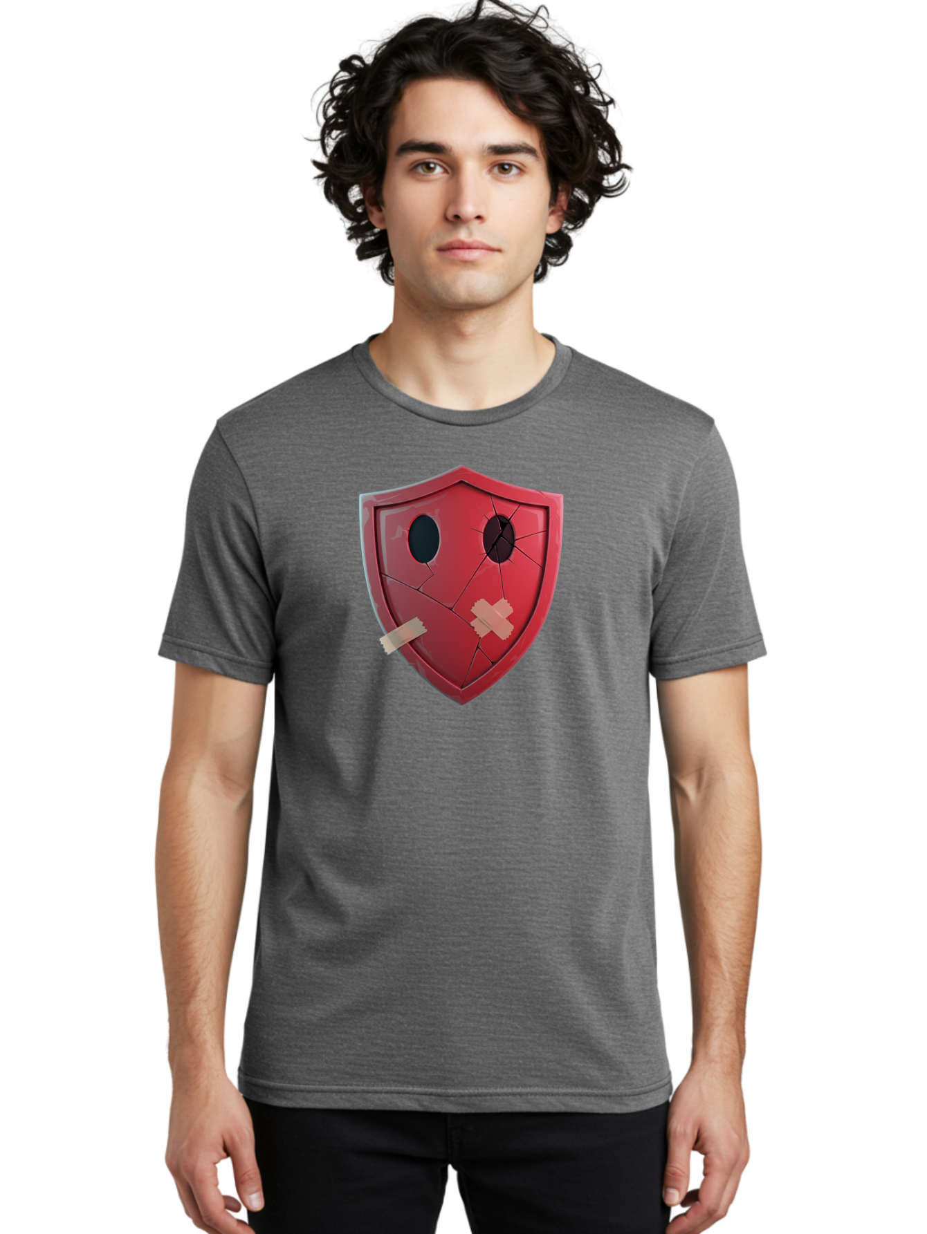 Broken-Shield Men'S Graphic Tee, 100% Cotton, Comfortable Casual Summer Wear, Machine Washable, Vintage Camera, Old Camera, Antique Camera, Black Camera, Classic Photography, Photography Equipment, Nostalgic Device, Film Camera, Camera Art Bao152