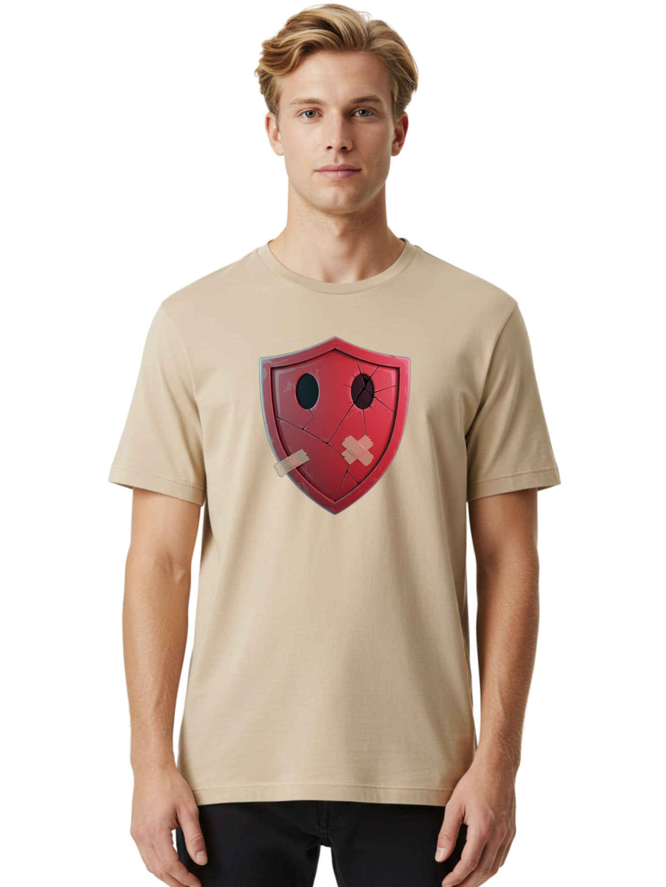 Broken-Shield Men'S Graphic Tee, 100% Cotton, Comfortable Casual Summer Wear, Machine Washable, Vintage Camera, Old Camera, Antique Camera, Black Camera, Classic Photography, Photography Equipment, Nostalgic Device, Film Camera, Camera Art Bao152