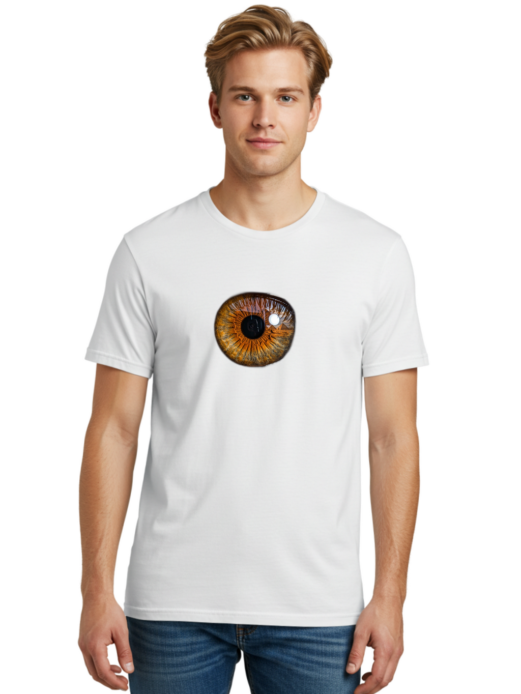 Brown-Eye Men'S Graphic Tee, 100% Cotton, Comfortable Casual Summer Wear, Machine Washable, Vintage Camera, Old Camera, Antique Camera, Black Camera, Classic Photography, Photography Equipment, Nostalgic Device, Film Camera, Camera Art Bao153