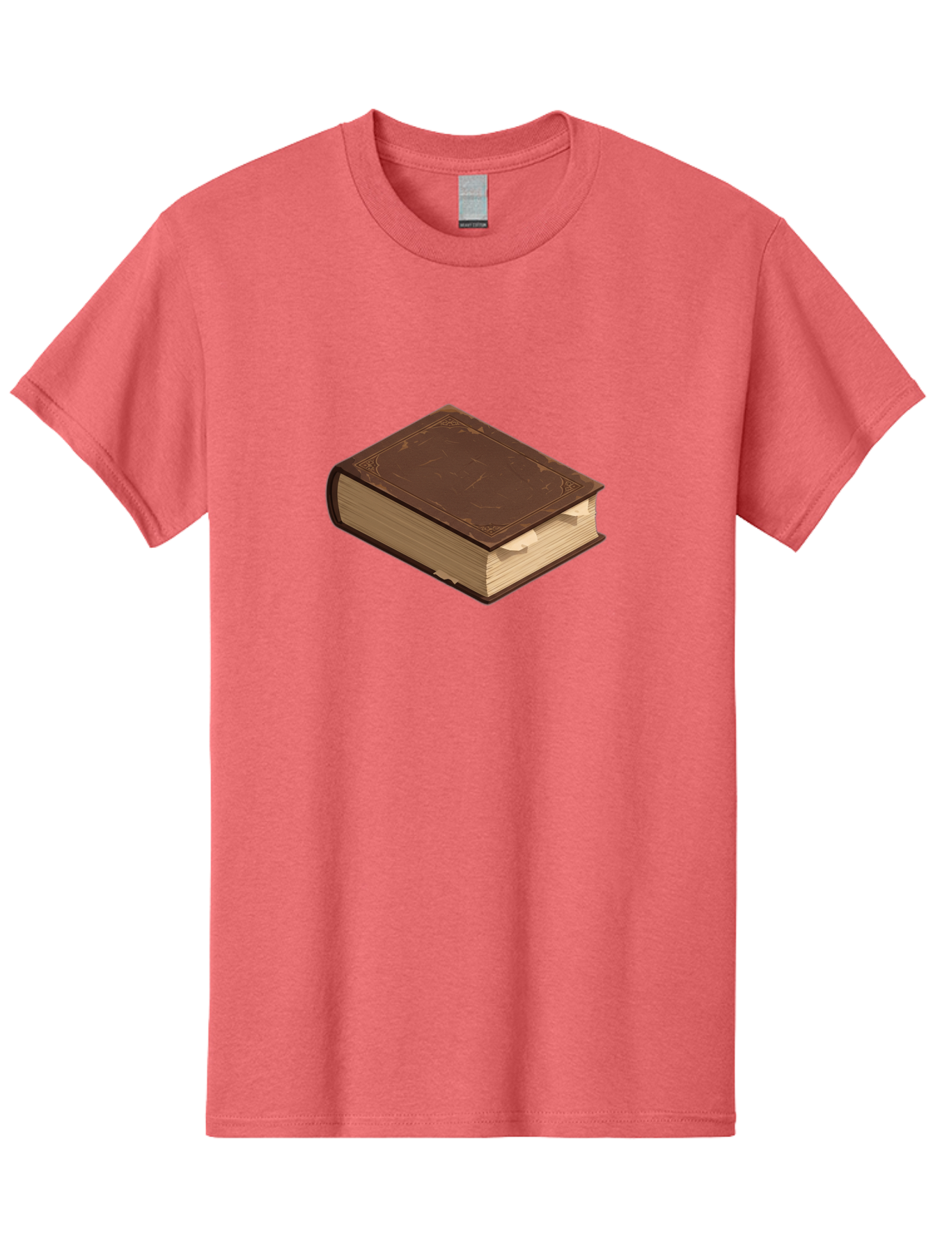 Brown-Leather-Book Men'S Graphic Tee, 100% Cotton, Comfortable Casual Summer Wear, Machine Washable, Vintage Camera, Old Camera, Antique Camera, Black Camera, Classic Photography, Photography Equipment, Nostalgic Device, Film Camera, Bao154