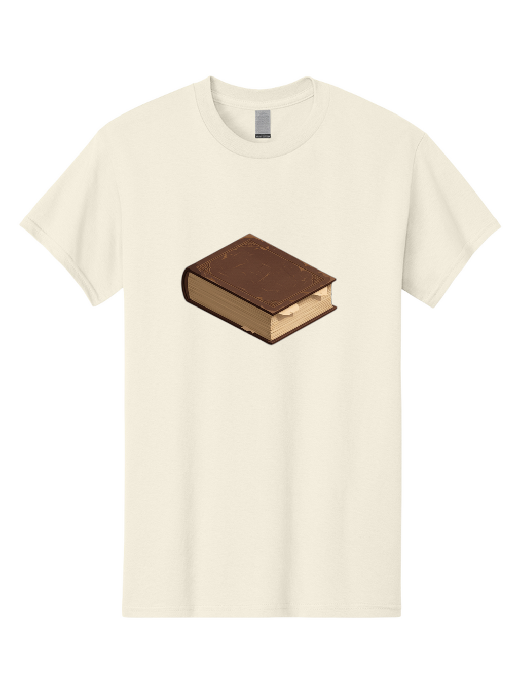 Brown-Leather-Book Men'S Graphic Tee, 100% Cotton, Comfortable Casual Summer Wear, Machine Washable, Vintage Camera, Old Camera, Antique Camera, Black Camera, Classic Photography, Photography Equipment, Nostalgic Device, Film Camera, Bao154