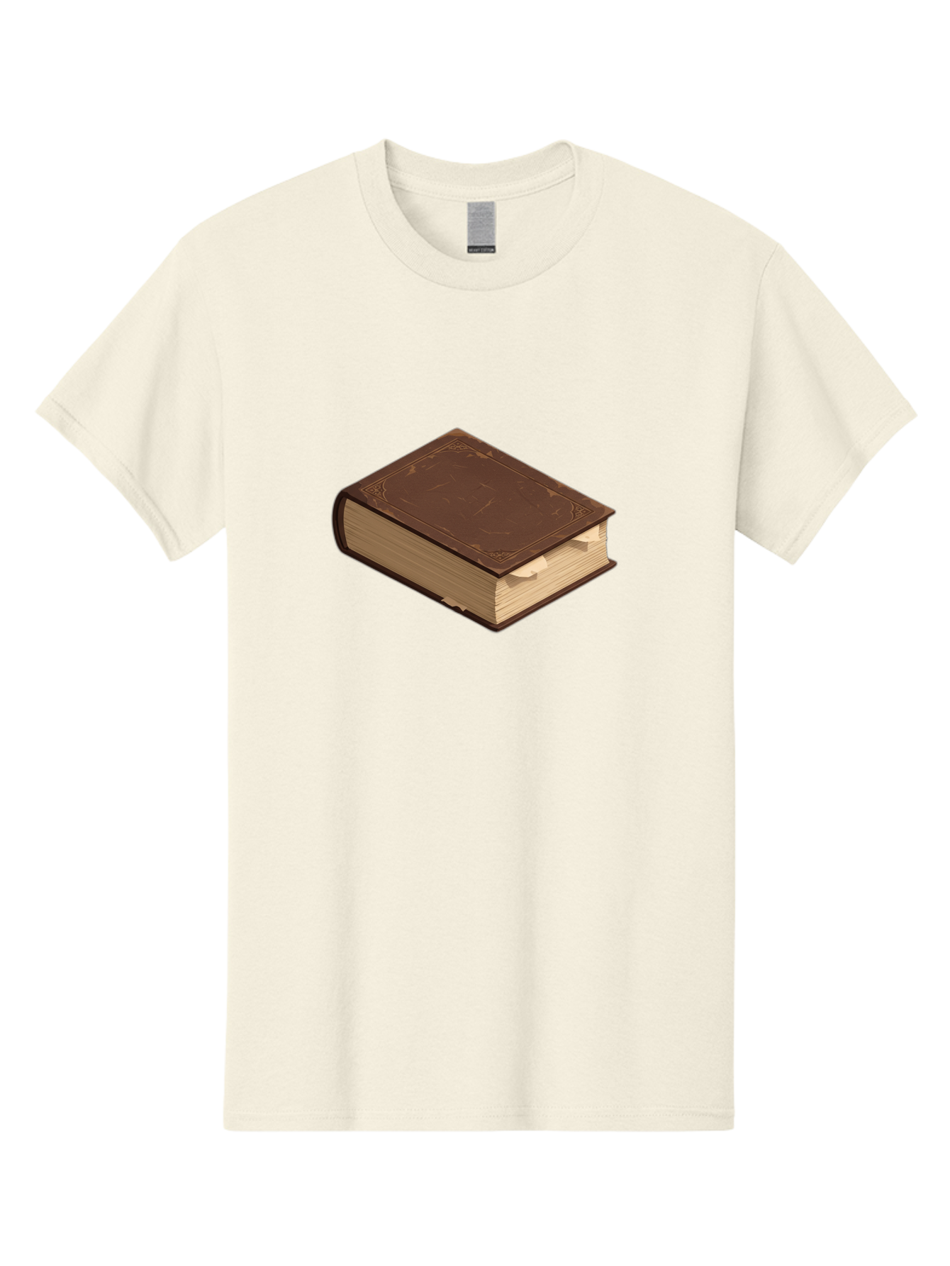 Brown-Leather-Book Men'S Graphic Tee, 100% Cotton, Comfortable Casual Summer Wear, Machine Washable, Vintage Camera, Old Camera, Antique Camera, Black Camera, Classic Photography, Photography Equipment, Nostalgic Device, Film Camera, Bao154
