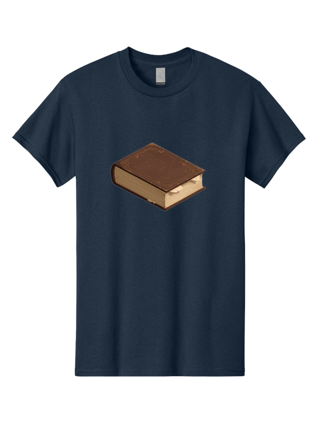 Brown-Leather-Book Men'S Graphic Tee, 100% Cotton, Comfortable Casual Summer Wear, Machine Washable, Vintage Camera, Old Camera, Antique Camera, Black Camera, Classic Photography, Photography Equipment, Nostalgic Device, Film Camera, Bao154