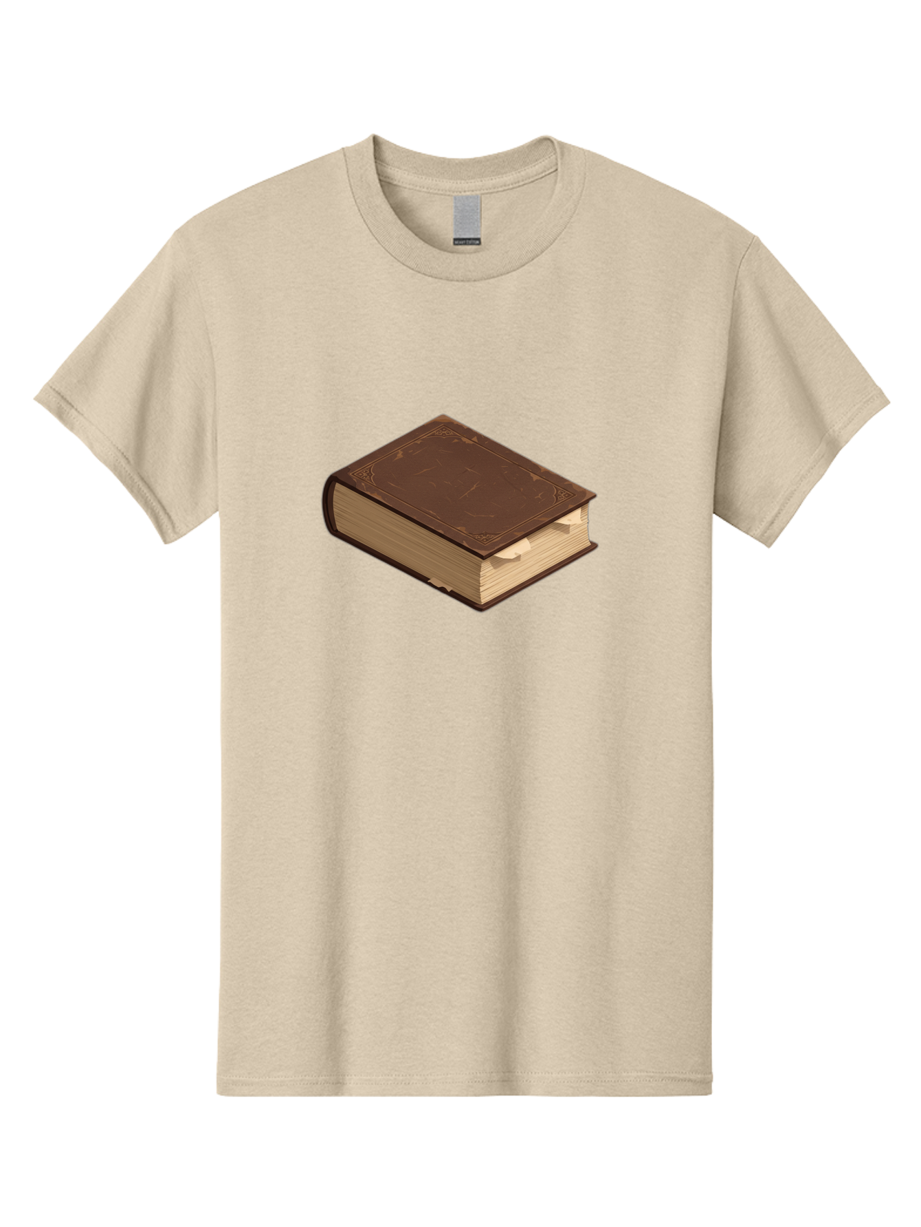 Brown-Leather-Book Men'S Graphic Tee, 100% Cotton, Comfortable Casual Summer Wear, Machine Washable, Vintage Camera, Old Camera, Antique Camera, Black Camera, Classic Photography, Photography Equipment, Nostalgic Device, Film Camera, Bao154