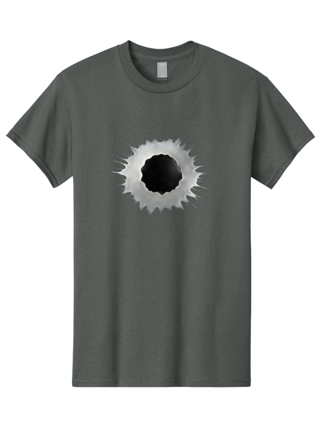 Bullet-Hole Men'S Graphic Tee, 100% Cotton, Comfortable Casual Summer Wear, Machine Washable, Vintage Camera, Old Camera, Antique Camera, Black Camera, Classic Photography, Photography Equipment, Nostalgic Device, Film Camera, Camera Art Bao155