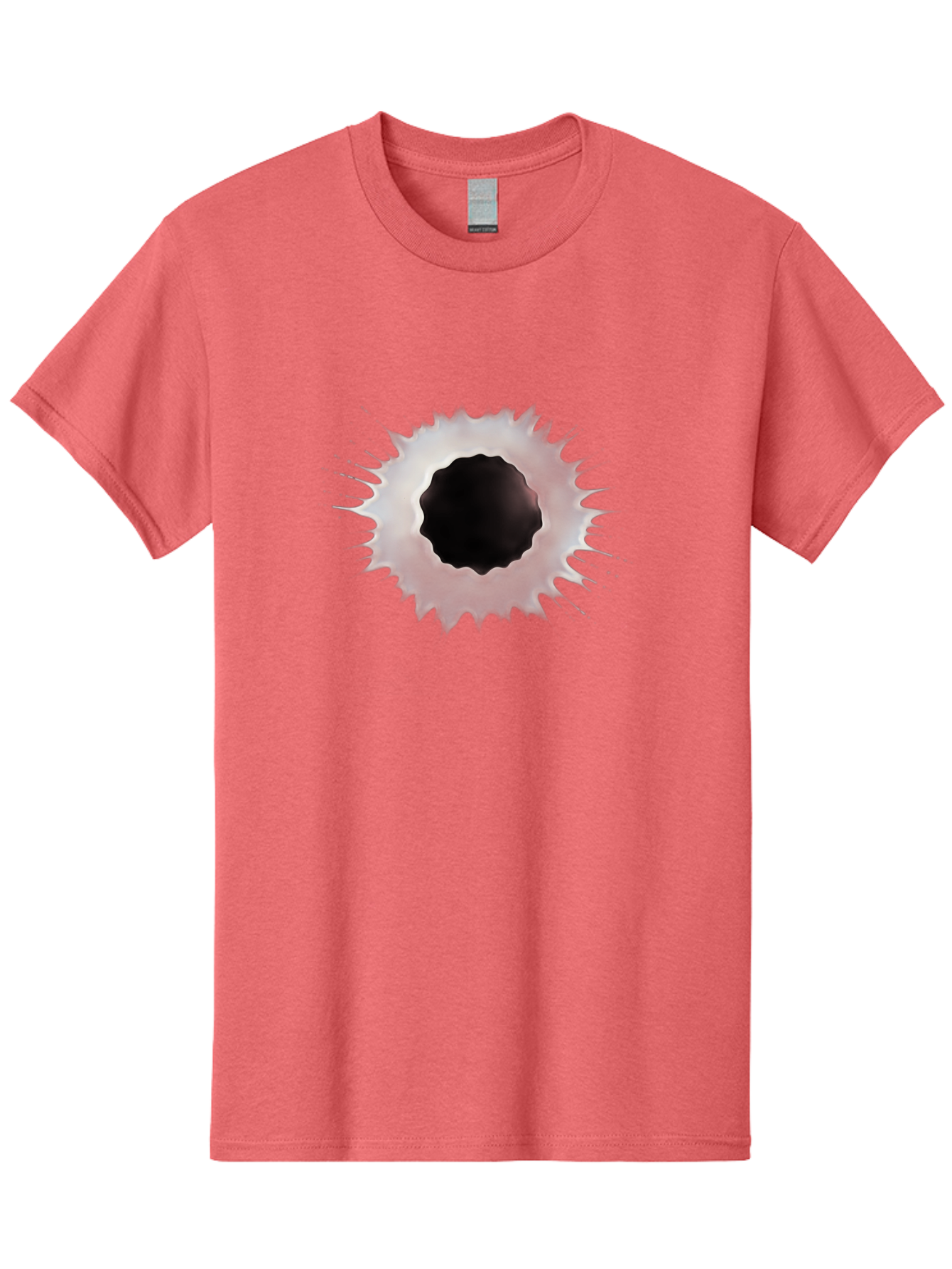 Bullet-Hole Men'S Graphic Tee, 100% Cotton, Comfortable Casual Summer Wear, Machine Washable, Vintage Camera, Old Camera, Antique Camera, Black Camera, Classic Photography, Photography Equipment, Nostalgic Device, Film Camera, Camera Art Bao155