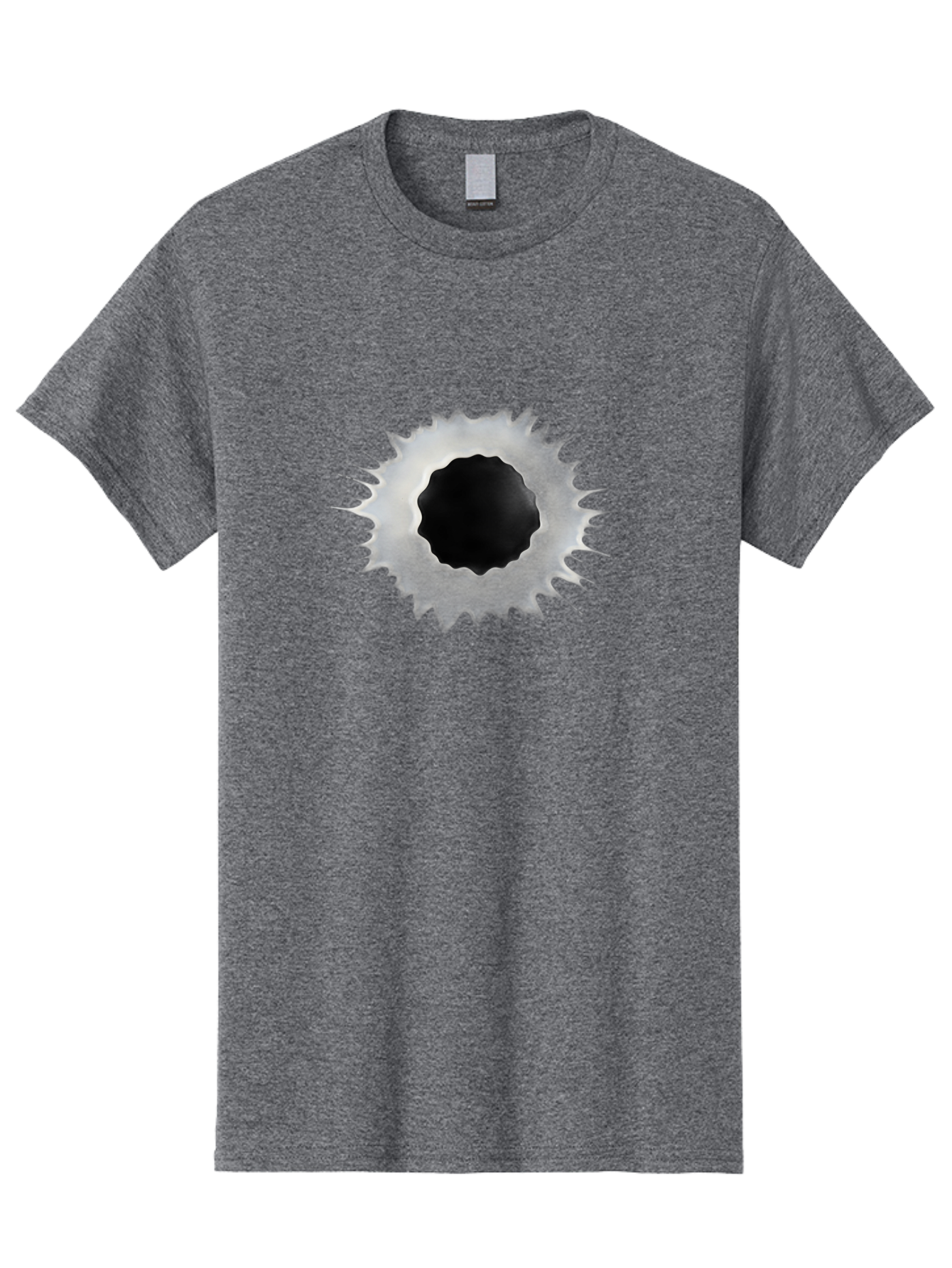Bullet-Hole Men'S Graphic Tee, 100% Cotton, Comfortable Casual Summer Wear, Machine Washable, Vintage Camera, Old Camera, Antique Camera, Black Camera, Classic Photography, Photography Equipment, Nostalgic Device, Film Camera, Camera Art Bao155
