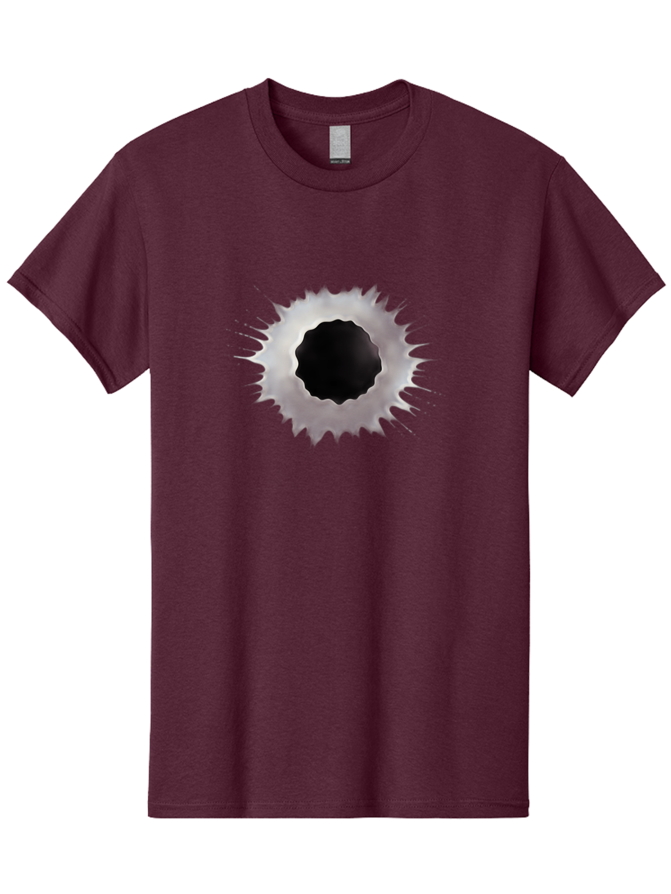 Bullet-Hole Men'S Graphic Tee, 100% Cotton, Comfortable Casual Summer Wear, Machine Washable, Vintage Camera, Old Camera, Antique Camera, Black Camera, Classic Photography, Photography Equipment, Nostalgic Device, Film Camera, Camera Art Bao155