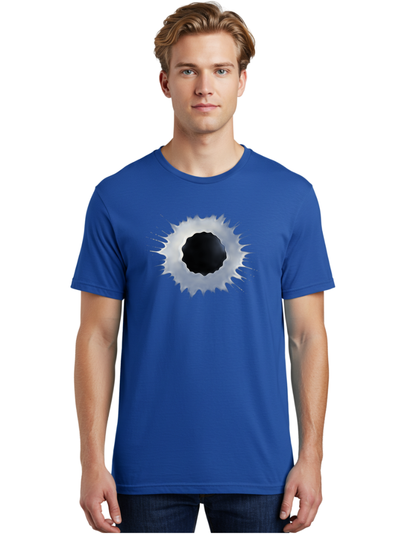 Bullet-Hole Men'S Graphic Tee, 100% Cotton, Comfortable Casual Summer Wear, Machine Washable, Vintage Camera, Old Camera, Antique Camera, Black Camera, Classic Photography, Photography Equipment, Nostalgic Device, Film Camera, Camera Art Bao155
