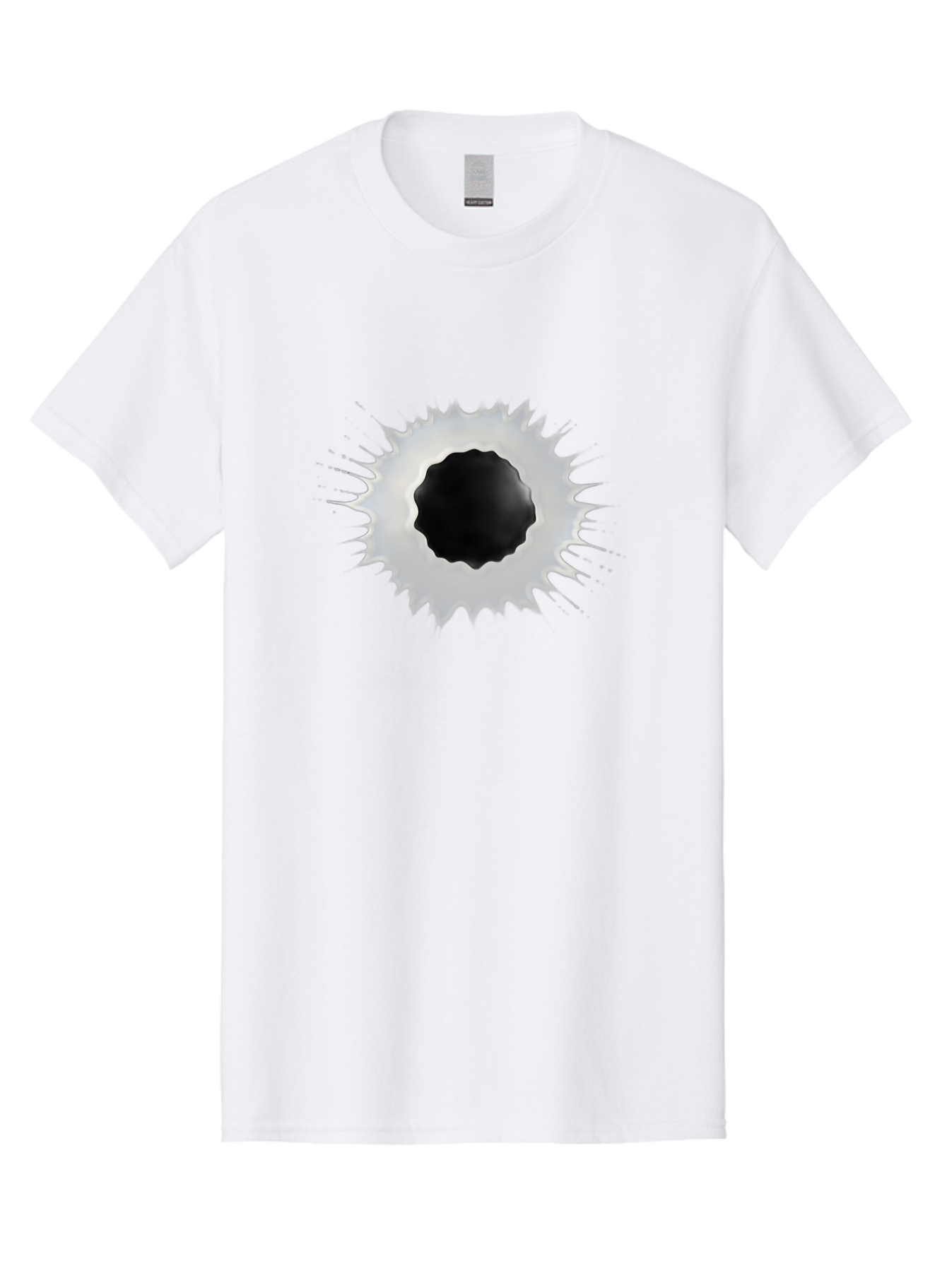 Bullet-Hole Men'S Graphic Tee, 100% Cotton, Comfortable Casual Summer Wear, Machine Washable, Vintage Camera, Old Camera, Antique Camera, Black Camera, Classic Photography, Photography Equipment, Nostalgic Device, Film Camera, Camera Art Bao155