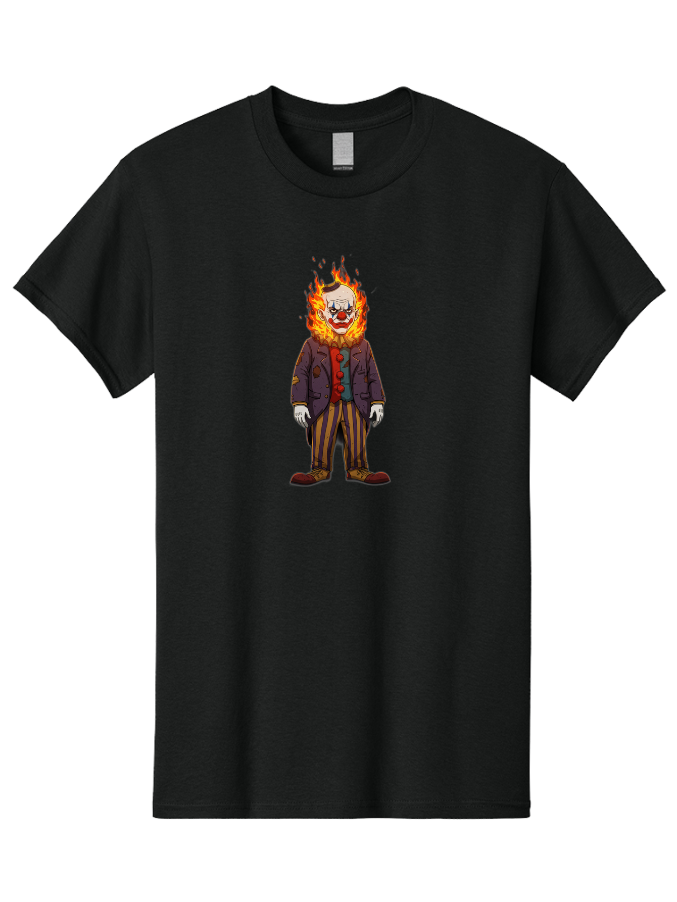 Burning-Clown Men'S Graphic Tee, 100% Cotton, Comfortable Casual Summer Wear, Machine Washable, Vintage Camera, Old Camera, Antique Camera, Black Camera, Classic Photography, Photography Equipment, Nostalgic Device, Film Camera, Camera Art Bao156