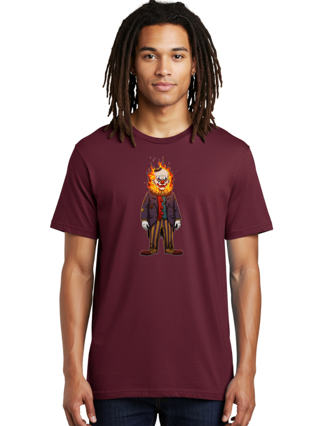 Burning-Clown Men'S Graphic Tee, 100% Cotton, Comfortable Casual Summer Wear, Machine Washable, Vintage Camera, Old Camera, Antique Camera, Black Camera, Classic Photography, Photography Equipment, Nostalgic Device, Film Camera, Camera Art Bao156