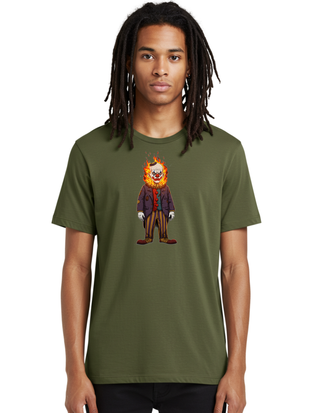 Burning-Clown Men'S Graphic Tee, 100% Cotton, Comfortable Casual Summer Wear, Machine Washable, Vintage Camera, Old Camera, Antique Camera, Black Camera, Classic Photography, Photography Equipment, Nostalgic Device, Film Camera, Camera Art Bao156