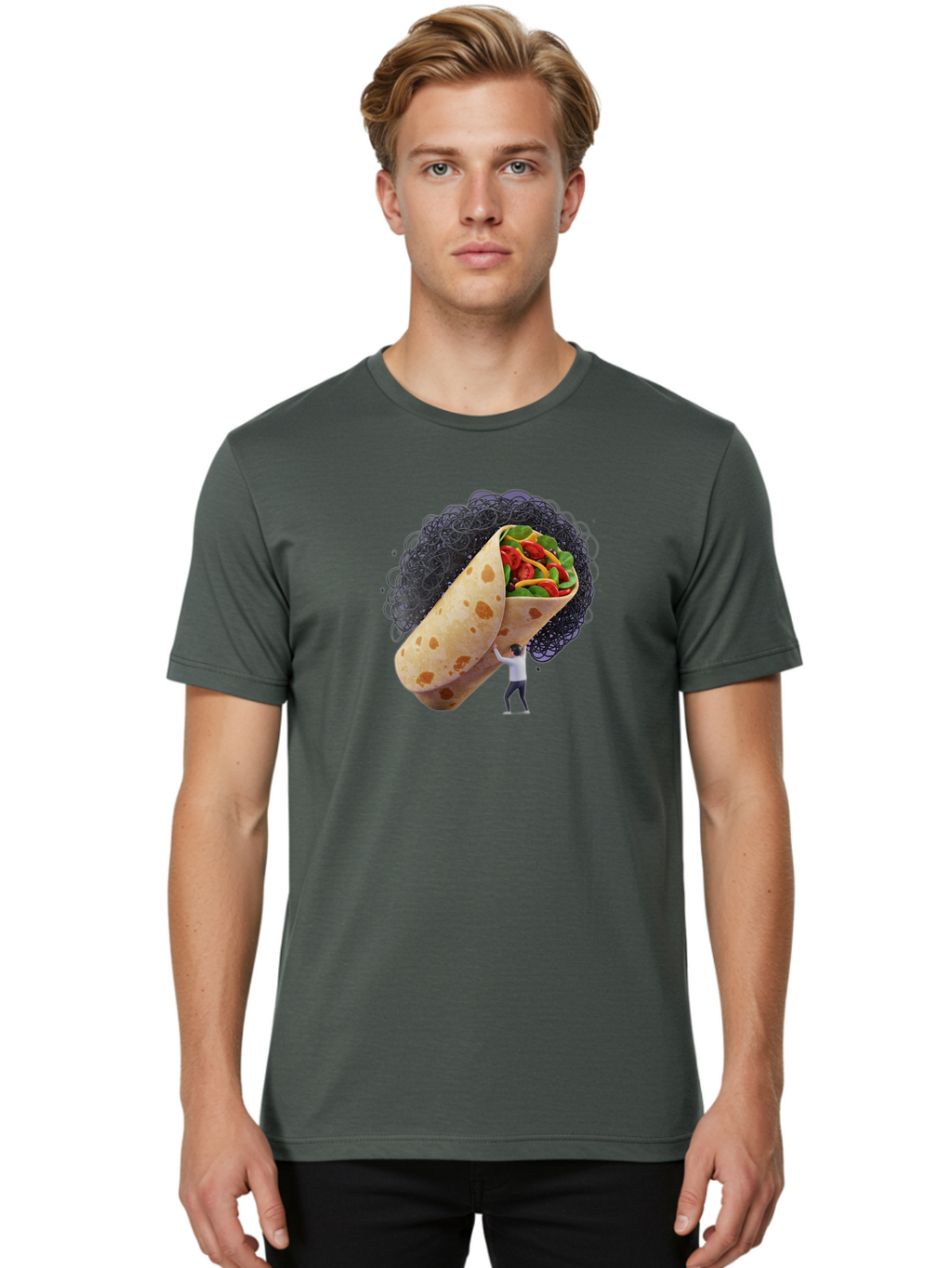 Burrito-And-Man Men'S Graphic Tee, 100% Cotton, Comfortable Casual Summer Wear, Machine Washable, Vintage Camera, Old Camera, Antique Camera, Black Camera, Classic Photography, Photography Equipment, Nostalgic Device, Film Camera, Camera Art Bao157