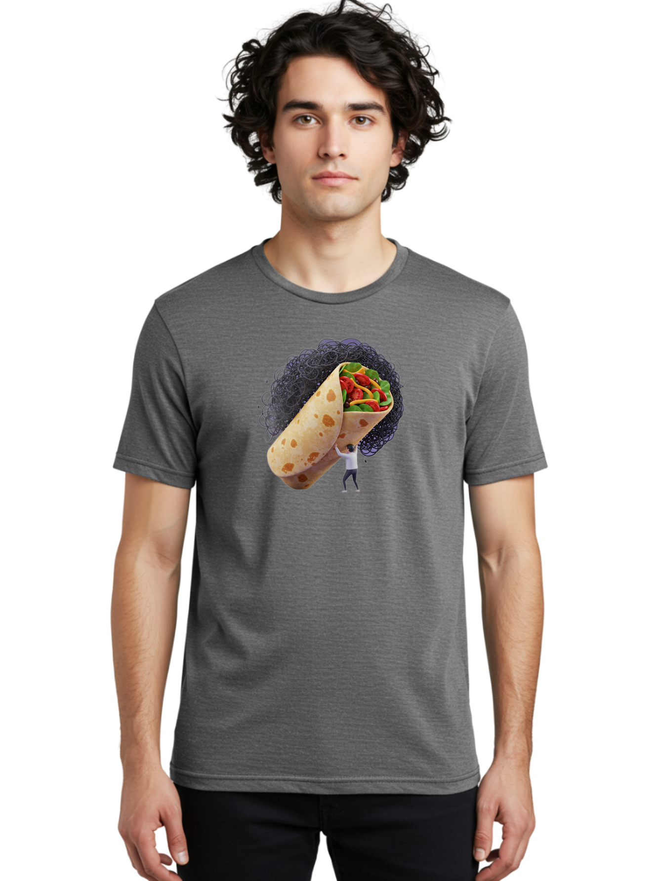 Burrito-And-Man Men'S Graphic Tee, 100% Cotton, Comfortable Casual Summer Wear, Machine Washable, Vintage Camera, Old Camera, Antique Camera, Black Camera, Classic Photography, Photography Equipment, Nostalgic Device, Film Camera, Camera Art Bao157