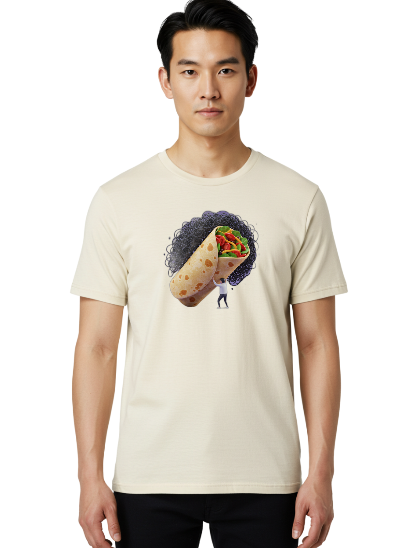 Burrito-And-Man Men'S Graphic Tee, 100% Cotton, Comfortable Casual Summer Wear, Machine Washable, Vintage Camera, Old Camera, Antique Camera, Black Camera, Classic Photography, Photography Equipment, Nostalgic Device, Film Camera, Camera Art Bao157