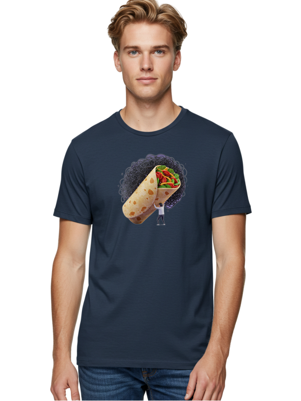 Burrito-And-Man Men'S Graphic Tee, 100% Cotton, Comfortable Casual Summer Wear, Machine Washable, Vintage Camera, Old Camera, Antique Camera, Black Camera, Classic Photography, Photography Equipment, Nostalgic Device, Film Camera, Camera Art Bao157