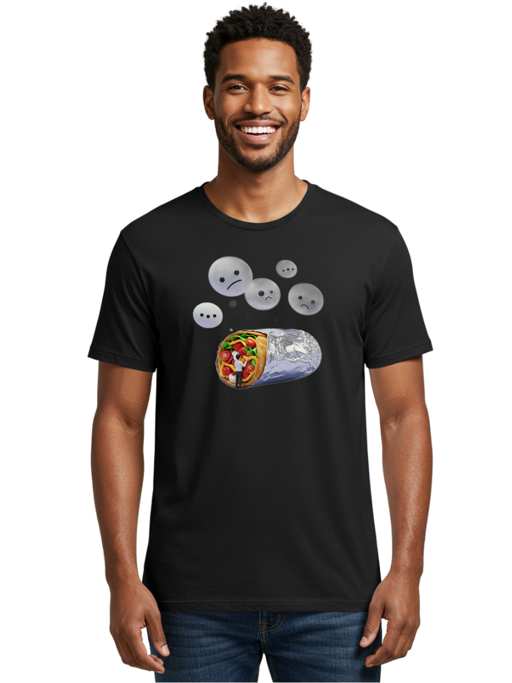 Burrito-Disappointment Men'S Graphic Tee, 100% Cotton, Comfortable Casual Summer Wear, Machine Washable, Vintage Camera, Old Camera, Antique Camera, Black Camera, Classic Photography, Photography Equipment, Nostalgic Device, Film Camera, Bao158