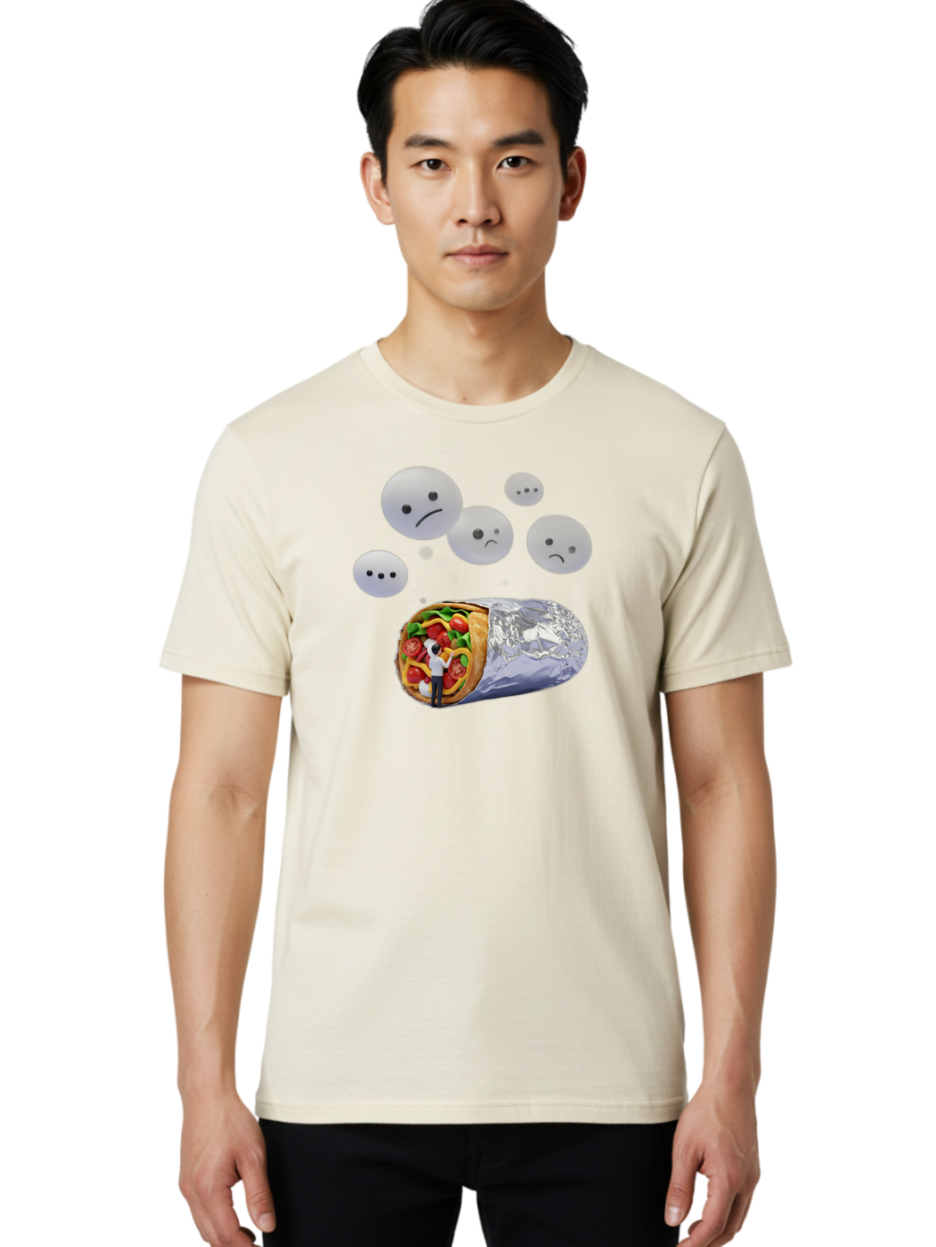 Burrito-Disappointment Men'S Graphic Tee, 100% Cotton, Comfortable Casual Summer Wear, Machine Washable, Vintage Camera, Old Camera, Antique Camera, Black Camera, Classic Photography, Photography Equipment, Nostalgic Device, Film Camera, Bao158