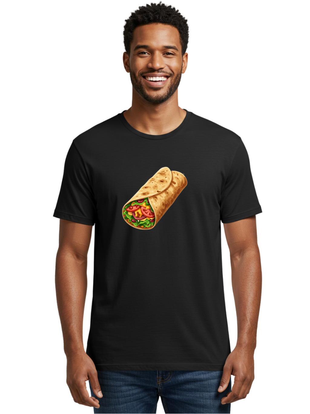 Burrito Men'S Graphic Tee, 100% Cotton, Comfortable Casual Summer Wear, Machine Washable, Vintage Camera, Old Camera, Antique Camera, Black Camera, Classic Photography, Photography Equipment, Nostalgic Device, Film Camera, Camera Art Bao159
